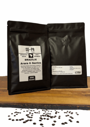 Zrnková káva Blend - Arara & Santos, Brazílie